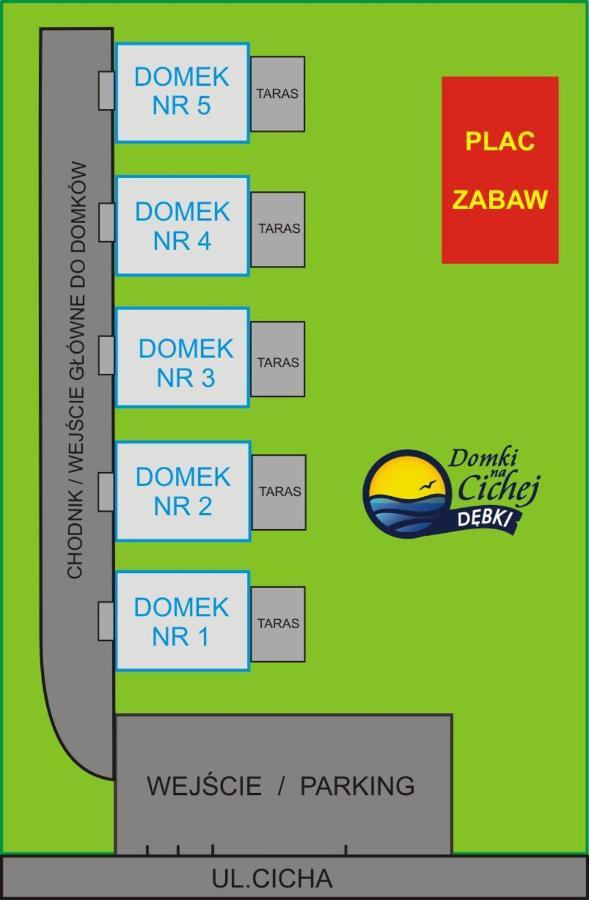 Domki Na Cichej Дебки Екстериор снимка